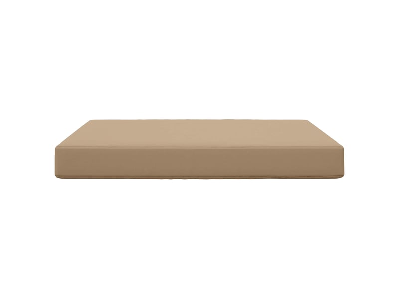  Coussin de canapé d'extérieur, coussin de chaise polyester taupe 80 x 80 cm cf54168  - Conforama D