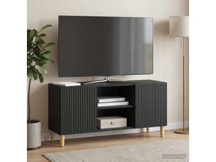 Meuble tv coloris noir 102 cm <strong></strong>  <strong></strong>