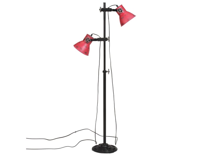  Lampadaire salon, lampe sur pied 25 w rouge délavé 25x25x90140 cm e27  - Conforama D