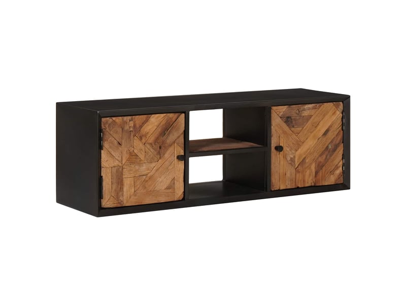  Meuble tv - banc tv - meuble de rangement avec étagère avec stockage 105 x 30 x 35 cm  - Conforama D