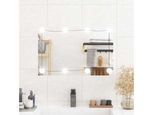 Miroir rectangulaire à fixer coloris argenté <strong></strong>  <strong></strong> - 40 cm x 60 cm