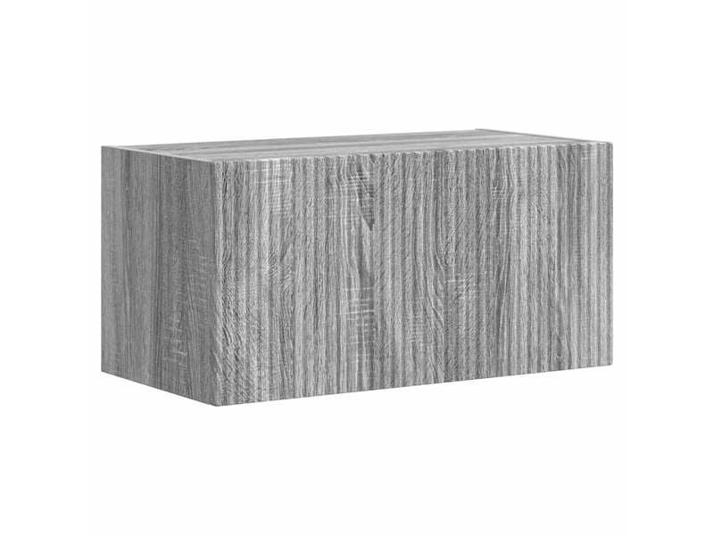  Ensemble meuble tv - banc tv - meuble de rangement 8 pcs gris sonoma bois d'ingénierie  - Conforama E