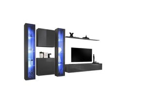 Meuble tv coloris gris 330 cm <strong>MEUBLORAMA</strong>  <strong></strong>
