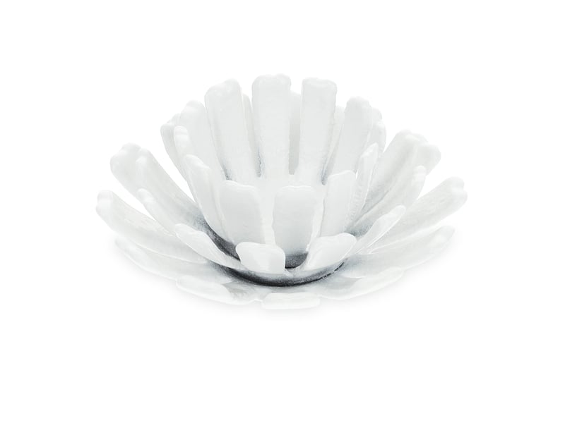  Lot de 2 bougeoirs en forme de fleur pour décoration jardin extérieur ambiance zen 6 x 13,5 cm en fonte noir 13_0012198  - Conforama A