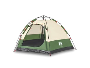 Tente de camping cabine 4 personnes vert libération rapide shl2699
