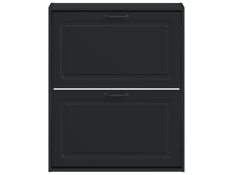  Meuble à chaussures mural, armoire à chaussures utrecht 71x17x86 cm noir  - Conforama D