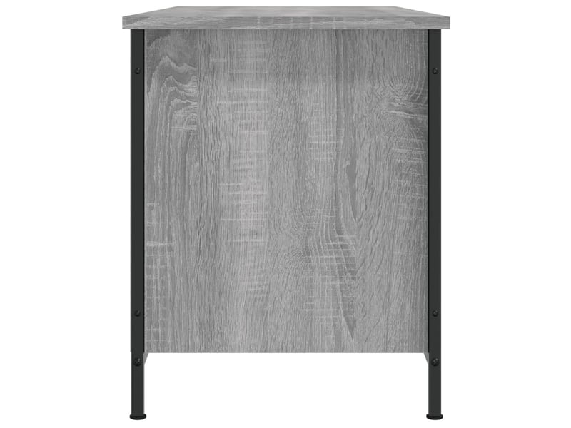  Meuble tv - banc tv - meuble de rangement sonoma gris 100x40x50 cm bois d'ingénierie  - Conforama E
