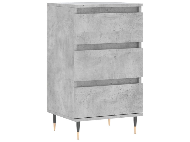  Buffet - bahut - meuble de rangement gris béton 40x35x70 cm bois d'ingénierie  - Conforama A
