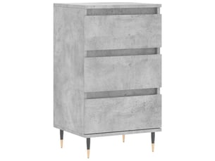 Buffet - bahut - meuble de rangement gris béton 40x35x70 cm bois d'ingénierie