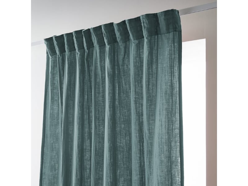  Rideau galon fronceur 140x240 cm gaze de coton canard PD21492 - Conforama A