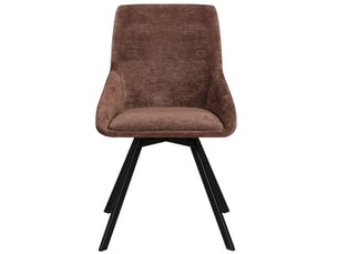 Selsey yanii - chaise pivotante - 50 cm - chenille marron