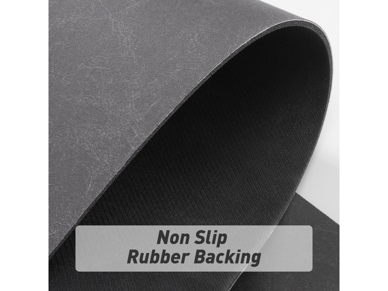  Tapis de douche en caoutchouc antidérapant - 16 x 24 pouces - marron  - Conforama E