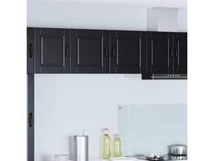 Meuble mural de cuisine, armoire de cuisine noir 40x31x40cm bois d'ingénierie shl4078
