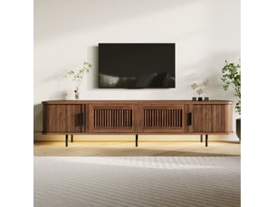 Meuble tv coloris bois foncé 40 cm <strong>ELVMI</strong>  <strong></strong>