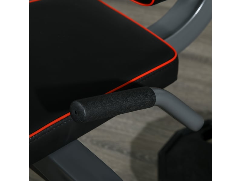 Appareil de musculation jambes à disques 100x90x105 cm – gris – extension, flexion et pont fessier - Conforama C