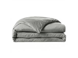Housse de couette 140x200 cm lyocell gabrielle granit