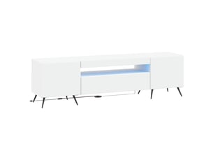 Meuble tv coloris blanc 1 cm <strong></strong>  <strong></strong>