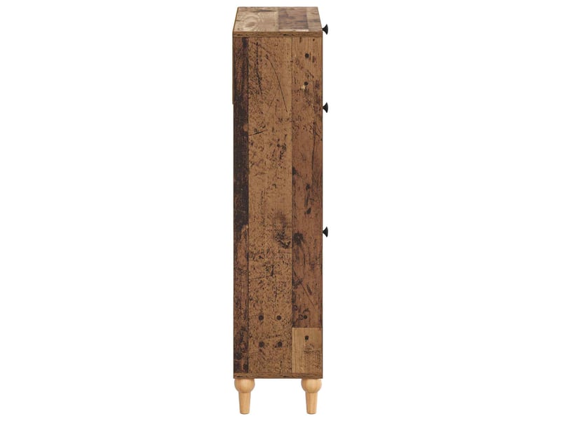  Meuble à chaussure, cabinet à chaussures alkmaar 78x24x103 cm bois d'ingénierie shl4999  - Conforama E