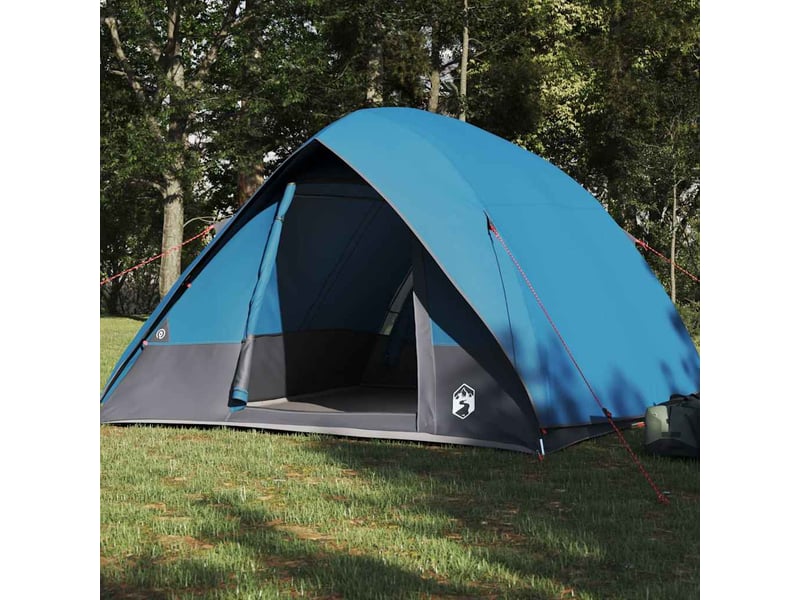  Tente de camping 2 personne bleu taffetas imperméable shl93620  - Conforama C