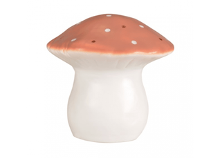 Lampe champignon large terracotta