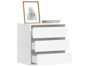 Commode 1 tiroir(s) <strong></strong> <strong></strong> coloris blanc largeur 60 cm