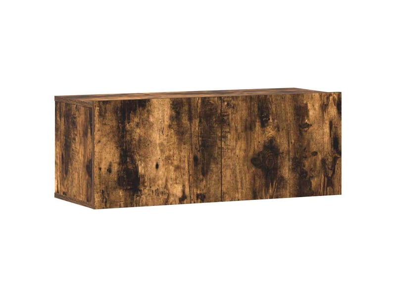  Ensemble de meubles tv 3 pcs chêne fumé bois d'ingénierie shl69301  - Conforama E