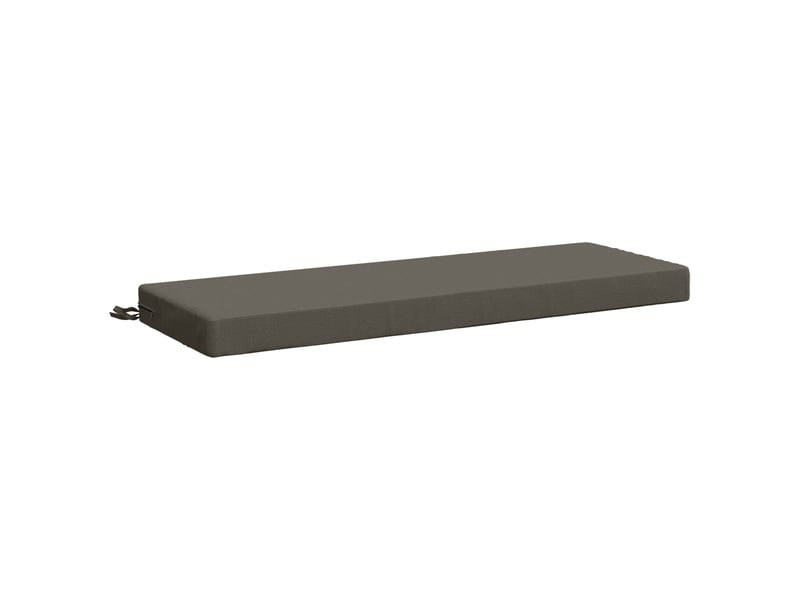  Coussin de banc, coussin d'assise, coussin de canapé soest 100 % polyester gris 120 x 40 x 8 cm cf53265  - Conforama A