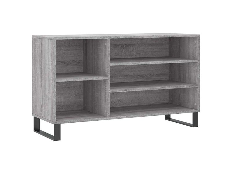  Armoire à chaussures sonoma gris 102x36x60 cm bois d'ingénierie shl2172  - Conforama A