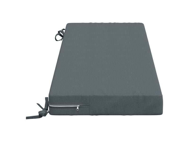  Coussin de banc, coussin d'assise, coussin de canapé soest 100 % polyester bleu 120 x 40 x 8 cm cf53058  - Conforama D