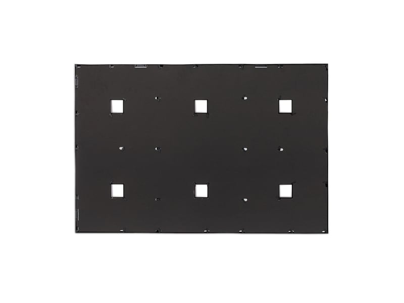  Cadre photos pêle-mêle vertical horizontal 57 x 86 x 3 cm pour 24 photos décoratif en plastique noir 13_0005508  - Conforama C