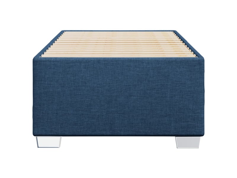  Lit simple- lit adulte -  cadre de lit sans matelas bleu 90x190 cm tissu  - Conforama C