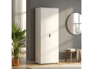 Armoire dressing 2 portes avec étagères jolly