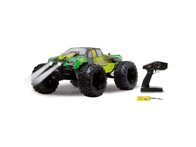  Shiro monstertruck 4wd 1:10 nimh 2,4ghz avec led 53366 - Conforama A