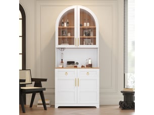 Vitrine coloris blanc <strong></strong> <strong></strong> - 80 cmx180 cm