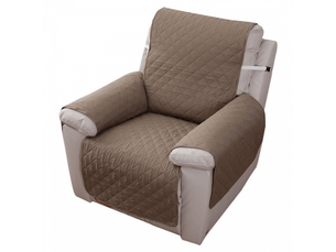 Housse fauteuil relax 1 place, housse de canapé protecteur inclinable imperméable pour chambre kaki 55 x 200 cm