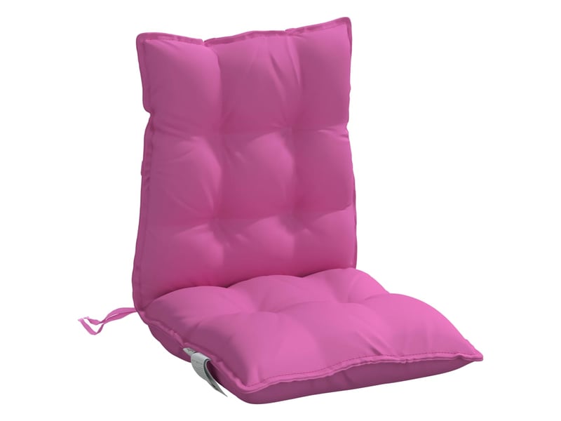  Lot de 4 coussins d'extérieur, coussins de chaise rose 100 x 50 x 7 cm cf56418  - Conforama E