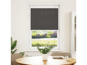 Store plissé, store de fenêtre noir 70x150 cm largeur du tissu 69,4 cm polyester cf46950