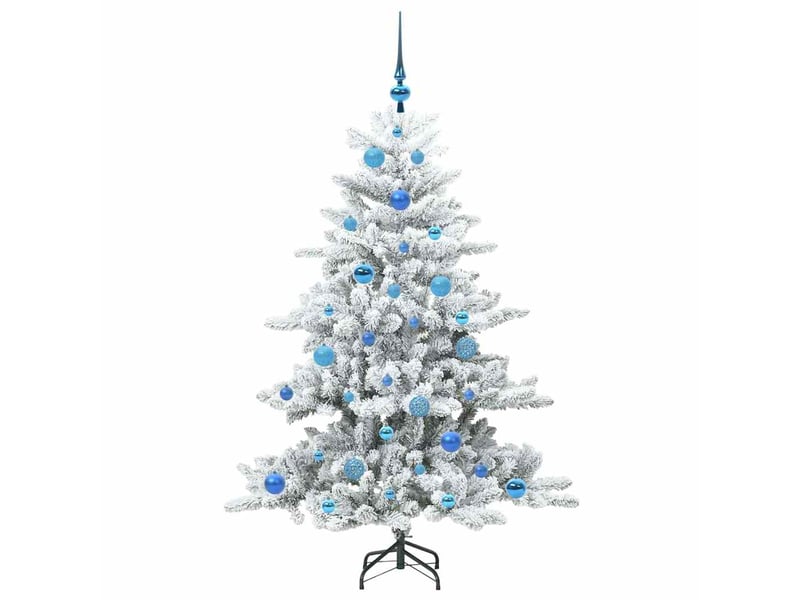 Sapin de noël, arbre de noël artificiel à branches articulées blanc 150 cm shl4605 - Conforama D