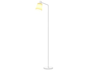 Lampadaire led à intensité variable avec 3 températures de couleur (3000k-6500k), abat-jour pivotant, ampoule e27 blanche