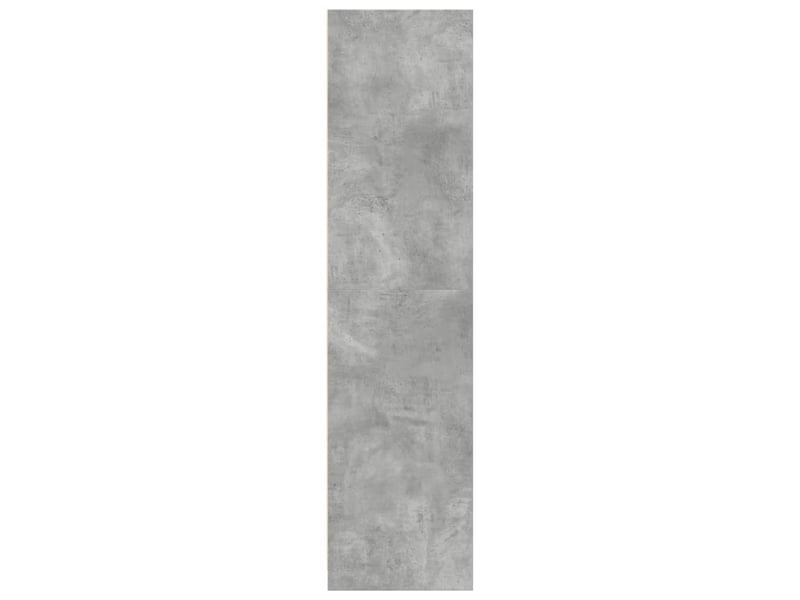  Garde-robe, armoire de rangement gris béton 80x50x200 cm bois d'ingénierie shl48125  - Conforama E
