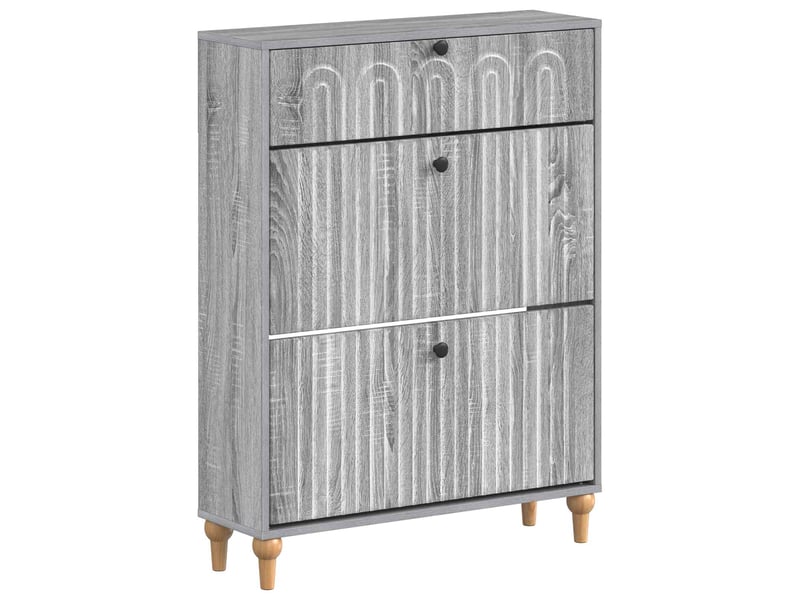  Meuble à chaussure, cabinet à chaussures alkmaar 78x24x103 cm bois d'ingénierie shl4837  - Conforama A
