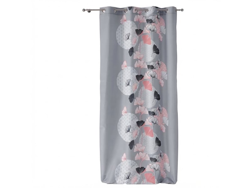 Rideau a oeillets blush eden - Conforama A
