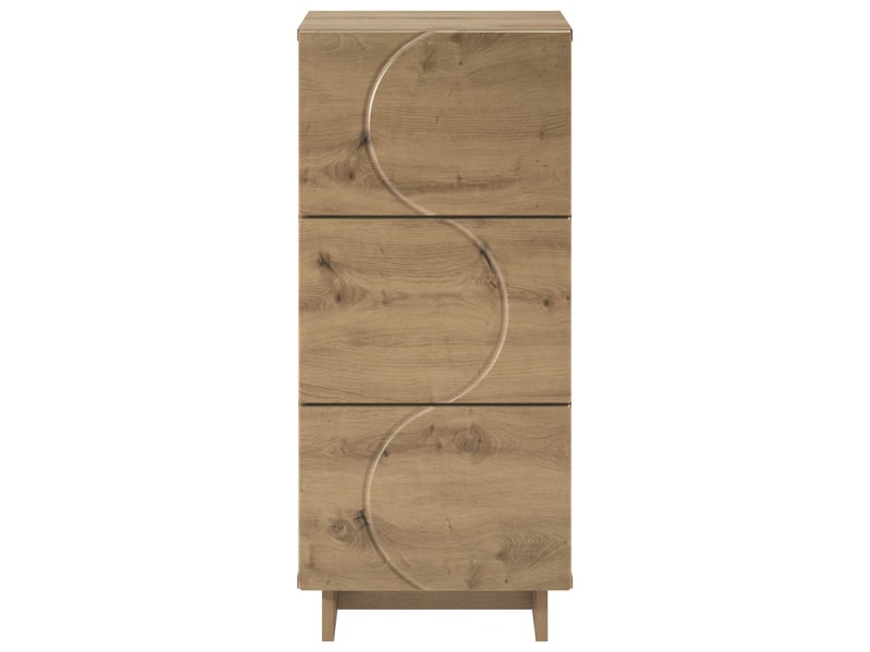  Buffet salon, buffet chêne artisanal 33,5x34,5x75 cm bois d'ingénierie shl80813  - Conforama D
