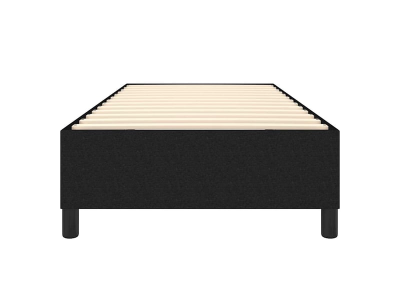  Lit simple- lit adulte -  cadre de lit à lattes noir 100x200 cm tissu  - Conforama D