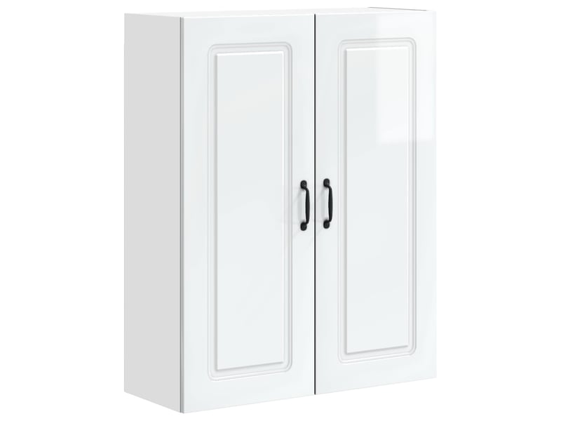 Meuble mural de cuisine | armoire de cuisine blanc brillant shl6242 - Conforama A