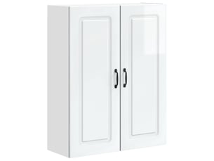 Meuble mural de cuisine | armoire de cuisine blanc brillant shl6242