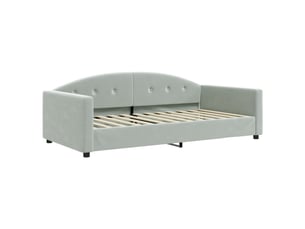 Lit simple 100x200 cm coloris gris