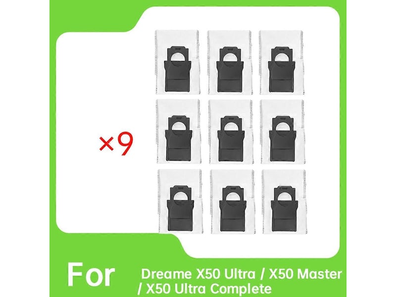  9 pcs dust bag for dreame x50 ultra x50 master x50 ultra complete vacuum cleaner dust bag replacement parts  - Conforama C