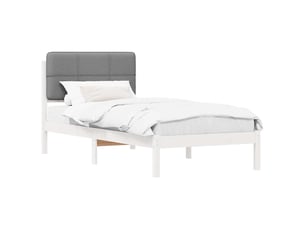 Lit simple 80x200 cm coloris gris