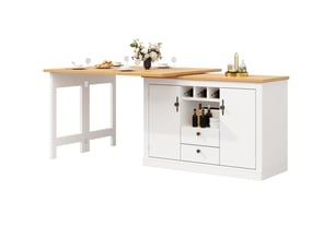 Bar coloris blanc <strong></strong> <strong></strong> - 120 cm